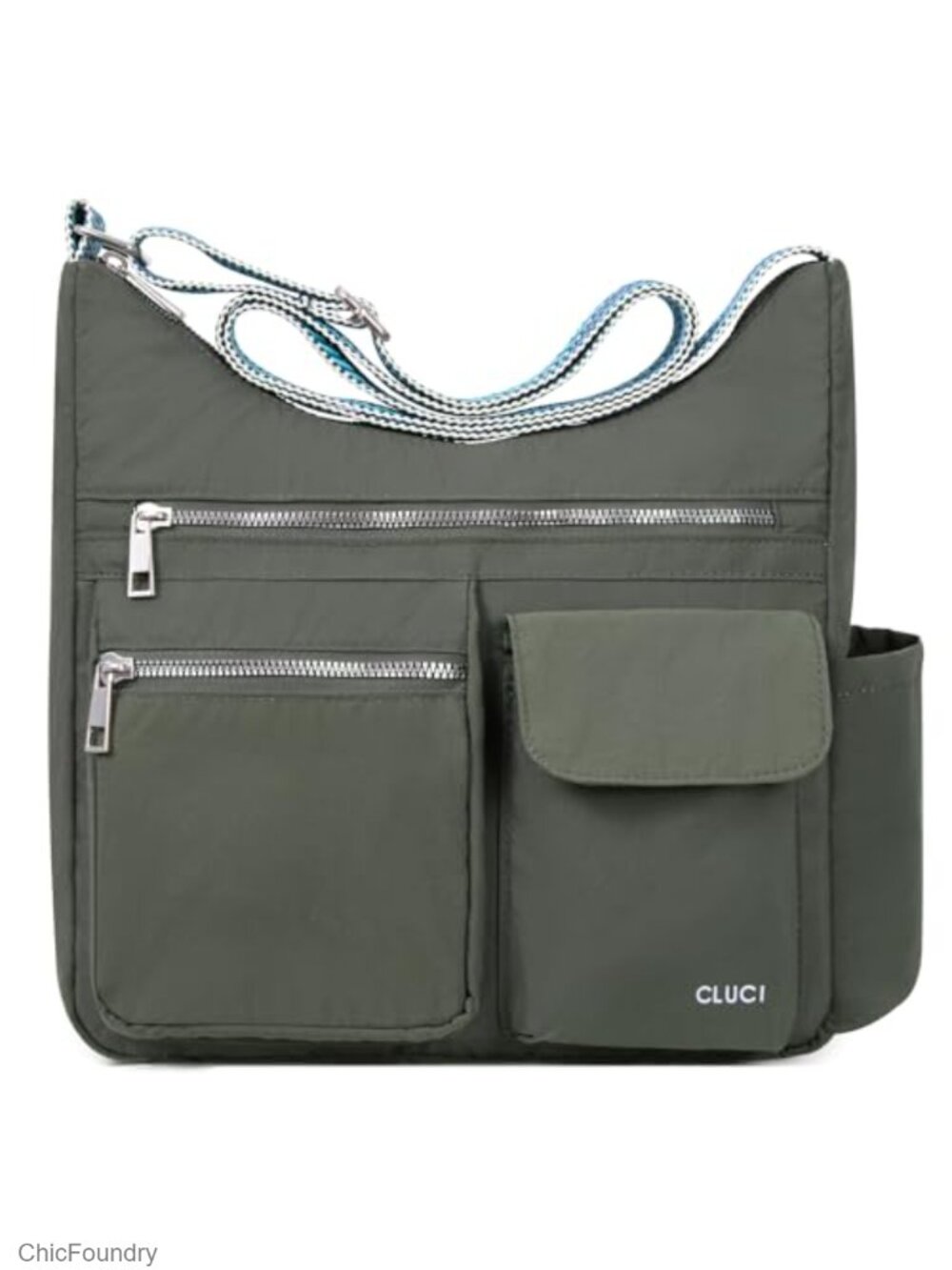 Anti Theft Crossbody Bag for Women Travel Water Resistant Oxford Nylon